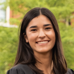 Malia, Georgia Tech Fall 2023 grad, photographed on campus