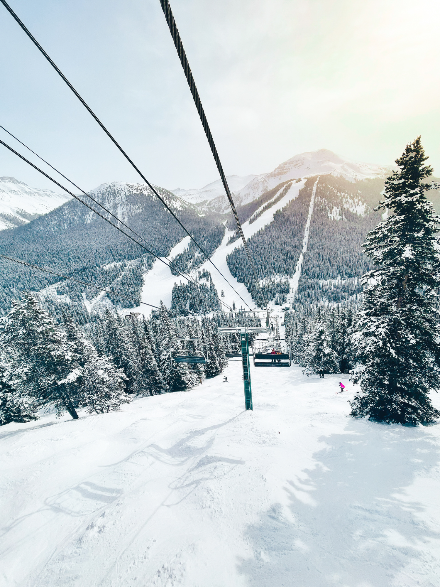 First chair, Lake Louise